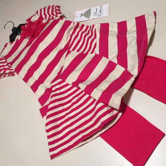 Rare Editions Other - NWT Rare Editions 2 pc Tunic Dress w Leggings sz 4